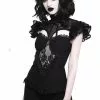 New In Killstar Avalyn 40's Top Black 1 New In Killstar Avalyn 40's Top Black