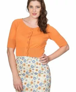 Banned Raven 50's Cardigan Orange New In