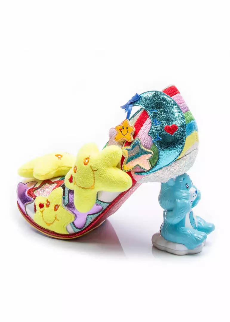 Irregular Choice Care Bears Share Your Care Pumps Yellow Blue New In 4 Irregular Choice Care Bears Share Your Care Pumps Yellow Blue New In