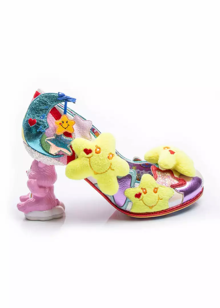 Irregular Choice Care Bears Share Your Care Pumps Yellow Blue New In 13 Irregular Choice Care Bears Share Your Care Pumps Yellow Blue New In