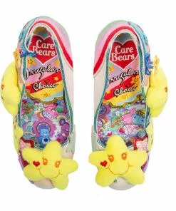 Irregular Choice Care Bears Share Your Care Pumps Yellow Blue New In 21 Irregular Choice Care Bears Share Your Care Pumps Yellow Blue New In