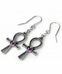 Alchemy Ankh Of Osiris Earrings New In