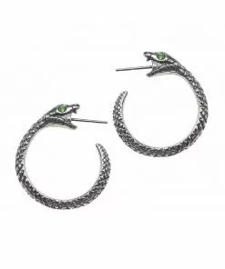 New In Alchemy Sophia Serpent Snake Earrings