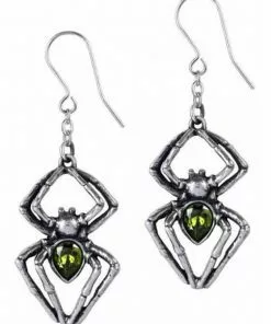 New In Alchemy Emerald Venom Earrings