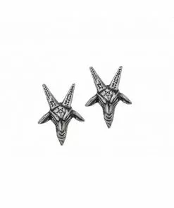 Alchemy Baphomet Stud Earrings New In
