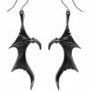 New In Alchemy Wings Of Midnight Drop Earrings