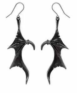 New In Alchemy Wings Of Midnight Drop Earrings