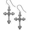 Alchemy Gothic Devotion Crosses Drop Earrings 1 Alchemy Gothic Devotion Crosses Drop Earrings