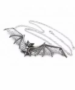 New In Alchemy Gothic Bat Necklace