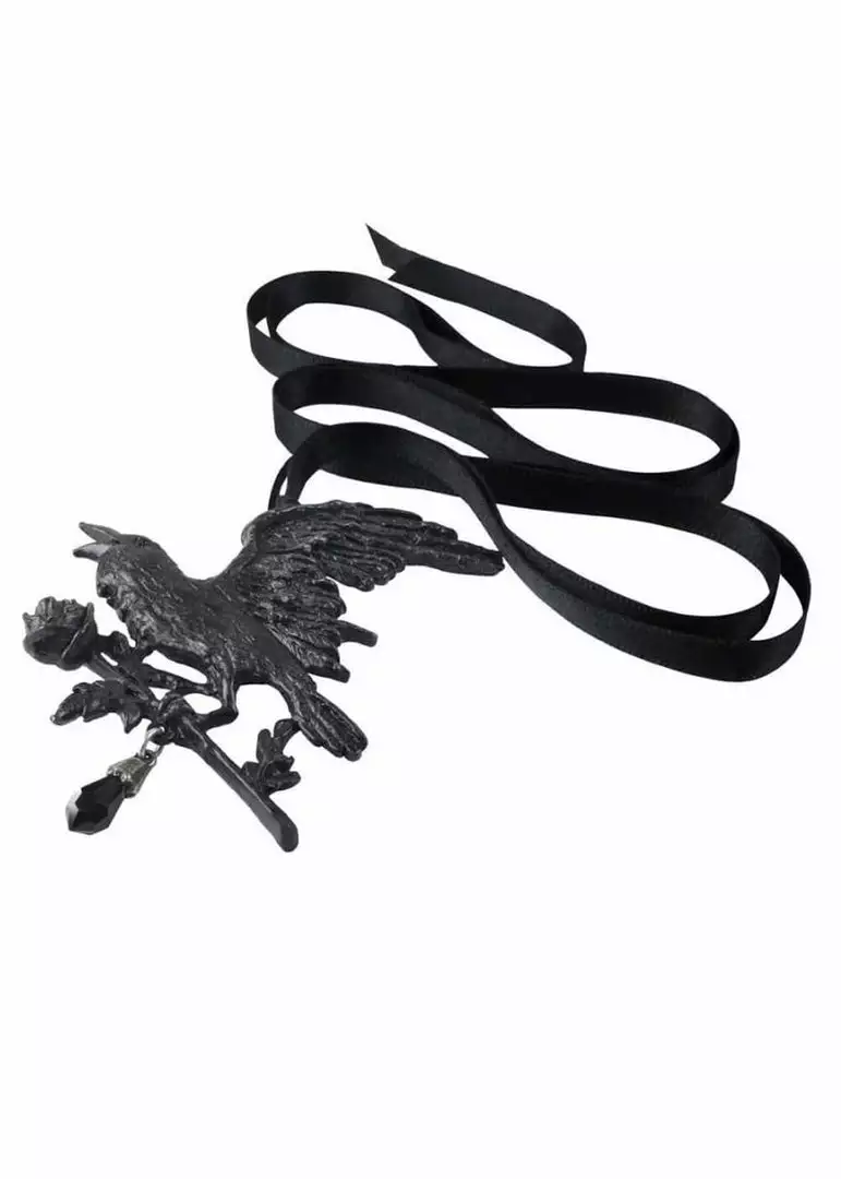 Alchemy Harbinger Raven Necklace Black 4 Alchemy Harbinger Raven Necklace Black