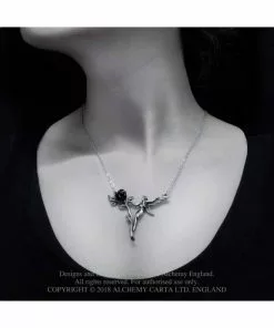 Alchemy Faerie Glade Rose Necklace New In