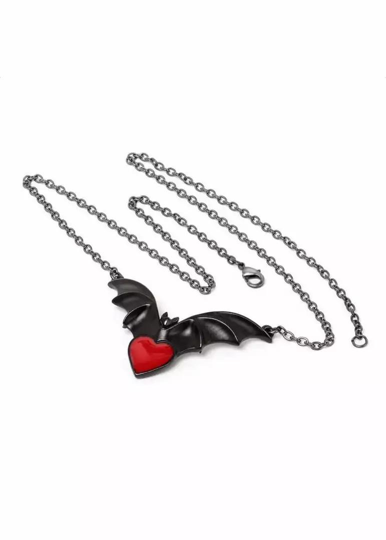 New In Alchemy Sombre Desire Bat Necklace Red 5 New In Alchemy Sombre Desire Bat Necklace Red