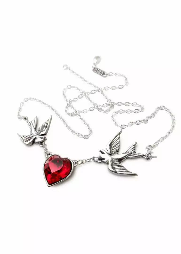 Alchemy Swallow Heart Necklace New In 5 Alchemy Swallow Heart Necklace New In