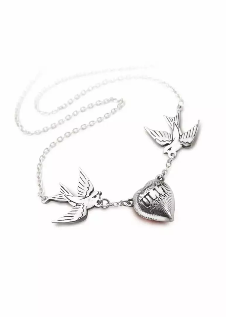 Alchemy Swallow Heart Necklace New In 6 Alchemy Swallow Heart Necklace New In