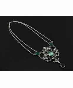 Alchemy Queen Of The Night Necklace Green New In