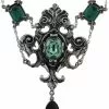 Alchemy Queen Of The Night Necklace Green New In