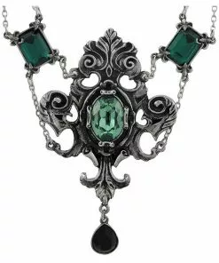 Alchemy Queen Of The Night Necklace Green New In