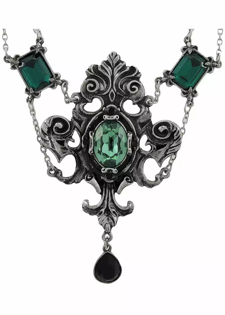 Alchemy Queen Of The Night Necklace Green New In 3 Alchemy Queen Of The Night Necklace Green New In
