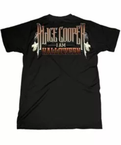 Band Shirts Alice Cooper I Am Halloween T-Shirt Black