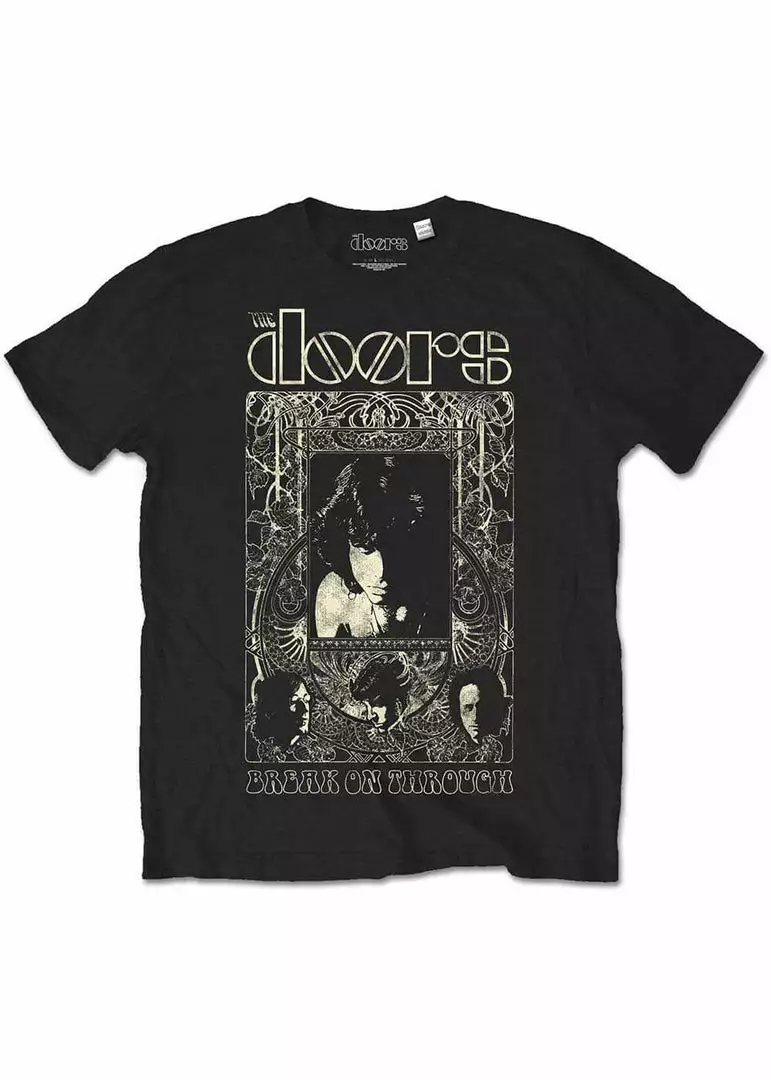 New In Band Shirts The Doors Nouveau T-Shirt Black 3 New In Band Shirts The Doors Nouveau T-Shirt Black