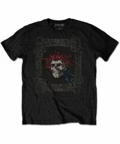 New In Band Shirts Grateful Dead Bertha Skull T-Shirt Black