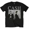 Band Shirts Johnny Cash Mug Shot T-Shirt Black