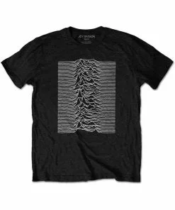 Band Shirts Joy Division Unknown Pleasures T-Shirt Black New In