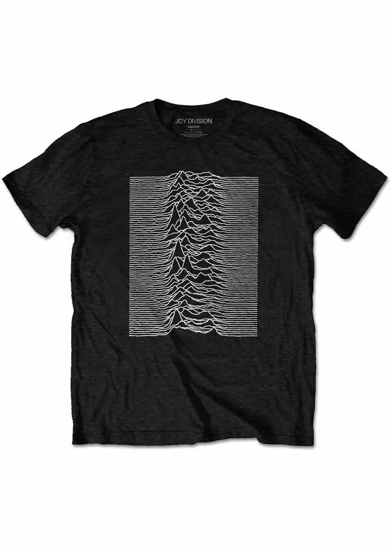 Band Shirts Joy Division Unknown Pleasures T-Shirt Black New In 3 Band Shirts Joy Division Unknown Pleasures T-Shirt Black New In