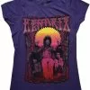 New In Band Shirts Jimi Hendrix Karl Ferris Wheel Girly T-Shirt Purple 2 New In Band Shirts Jimi Hendrix Karl Ferris Wheel Girly T-Shirt Purple
