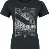 New In Band Shirts Led Zeppelin Vintage Girlie T-Shirt Black 2 New In Band Shirts Led Zeppelin Vintage Girlie T-Shirt Black