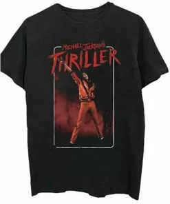 Band Shirts Michael Jackson Thriller T-Shirt Black New In