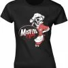 Band Shirts Misfits Waitress Girlie T-Shirt Black New In 2 Band Shirts Misfits Waitress Girlie T-Shirt Black New In