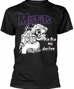 Band Shirts Misfits Die Die My Darling T-Shirt Black