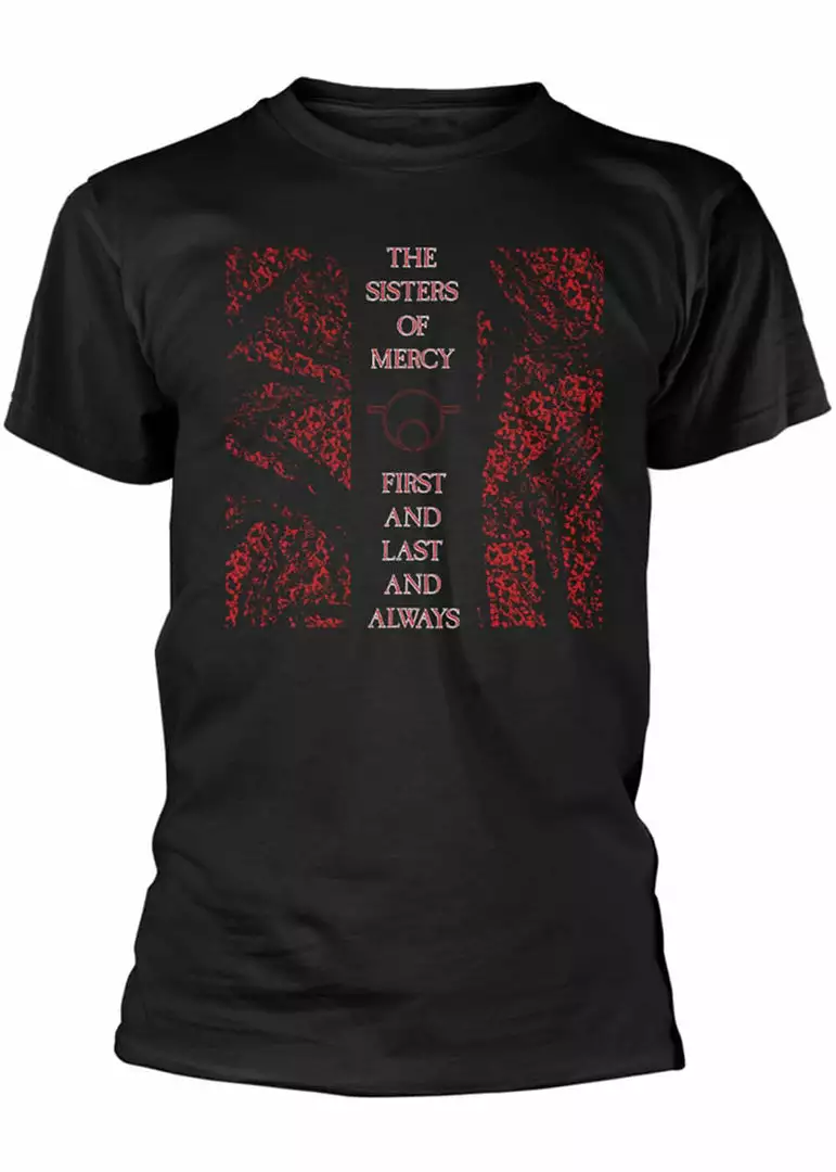 New In Band Shirts Sisters Of Mercy First And Last And Always T-Shirt Black 3 New In Band Shirts Sisters Of Mercy First And Last And Always T-Shirt Black