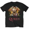 Band Shirts Queen Classic Crest T-Shirt Black 2 Band Shirts Queen Classic Crest T-Shirt Black
