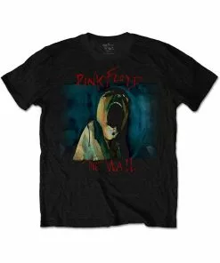 Band Shirts Pink Floyd The Wall Scream T-Shirt Black New In