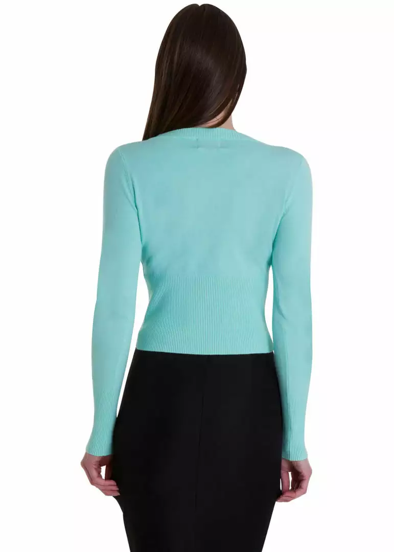 New In Banned Dolly 50's Cardigan In Mint 5 New In Banned Dolly 50's Cardigan In Mint