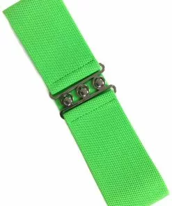 Banned Elastic Belt 50's Halloween Green