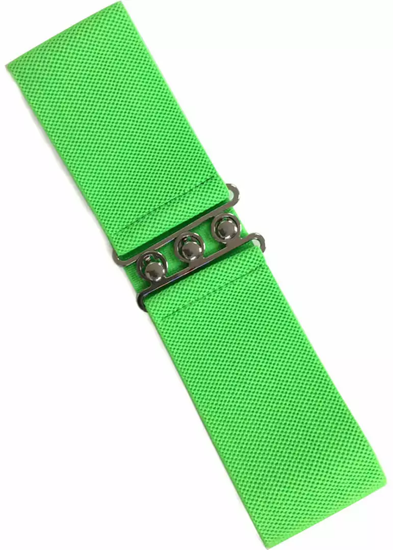 Banned Elastic Belt 50's Halloween Green 3 Banned Elastic Belt 50's Halloween Green