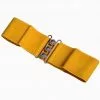 Banned Elastic 50's Belt Mustard New In