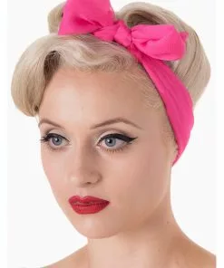 Banned Gradiation Scarf Hot Pink New In