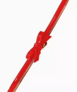 Banned Gold Rush 50's Laquer Belt Red