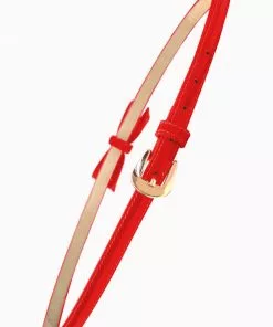 Banned Gold Rush 50's Laquer Belt Red