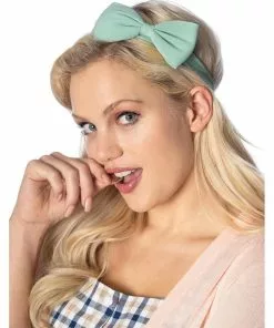 Banned Dionne Bow 50's Headband Mint