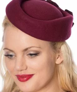 Banned Olivia 40's Hat Burgundy