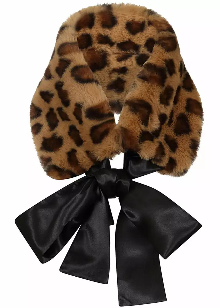 New In Banned Natasha 50's Scarf Leopard 3 New In Banned Natasha 50's Scarf Leopard