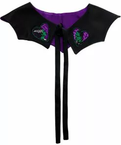 New In Banned Frankenstein Bat Collar Black Purple