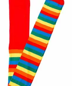 Banned Jolly Rainbow High Socks Multi New In