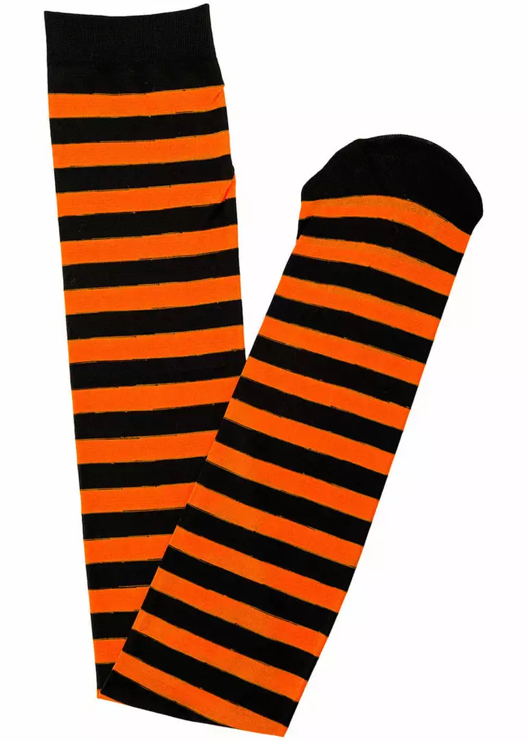 Banned Every Day Is Halloween Socks Orange 3 Banned Every Day Is Halloween Socks Orange