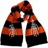 Banned Halloween Skull Scarf Orange 1 Banned Halloween Skull Scarf Orange